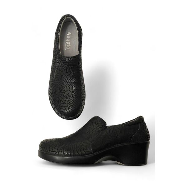 ALEGRIA Eryn Black Floral Notes, Size 41 / US 10.5 - Picture 4 of 14